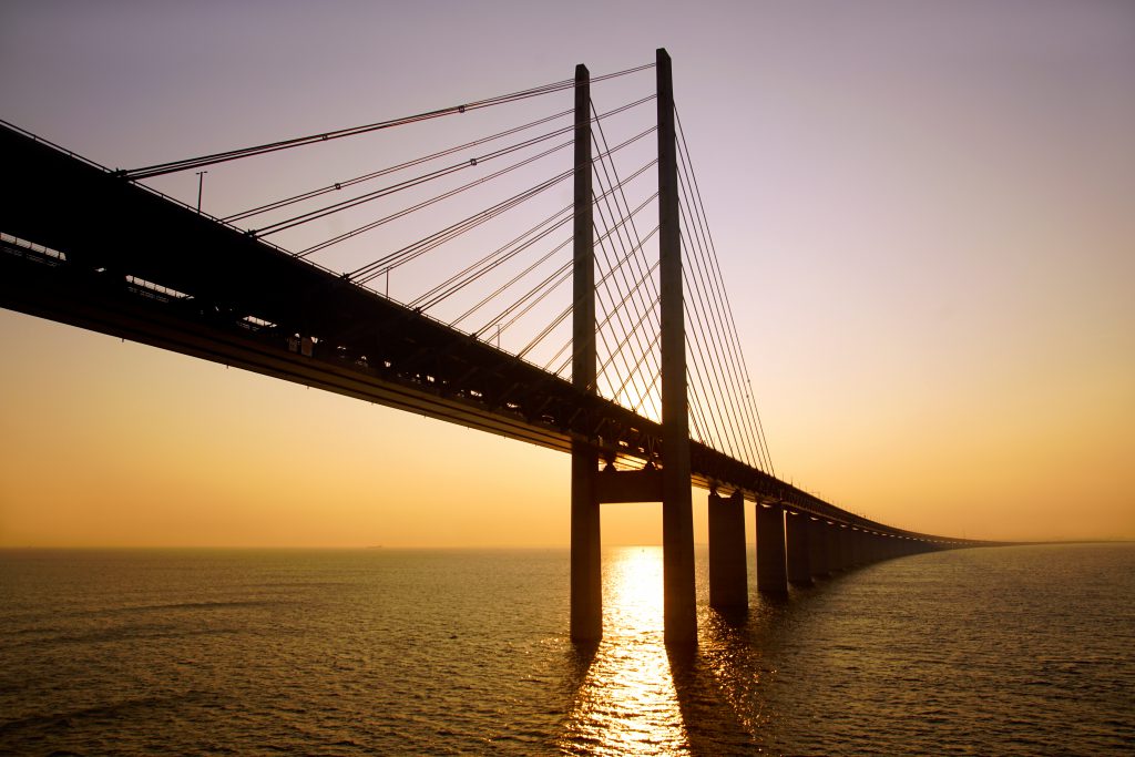 Ponte de Oresund, Dinamarca e Suécia