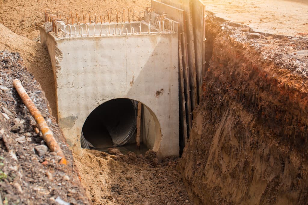 obras de saneamento