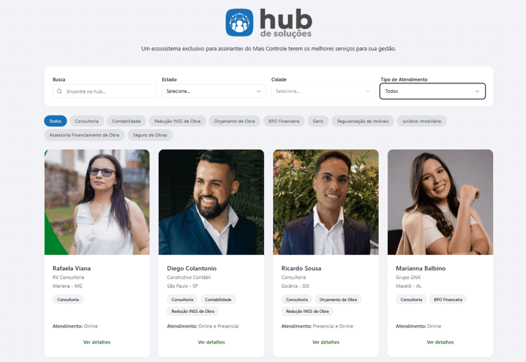 hub de soluções
