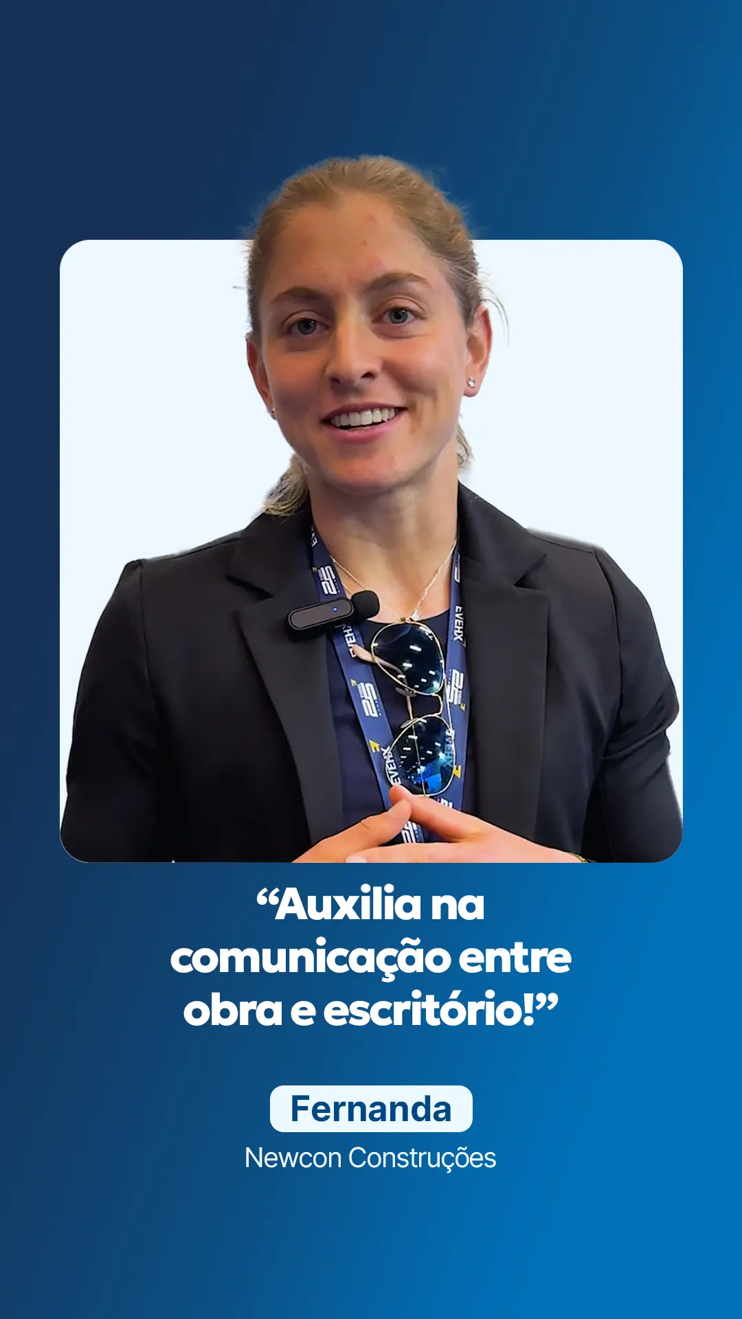 Depoimento de Fernanda — Newcon Construções