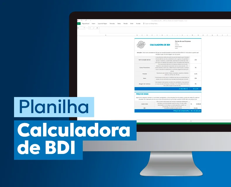 Planilha Calculadora de BDI