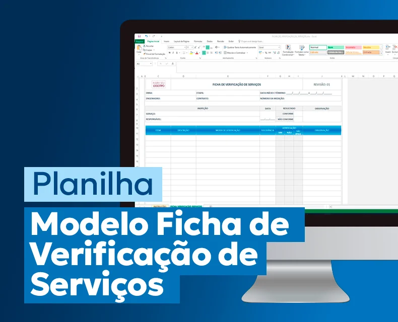 Planilha Modelo Ficha de Verificação de Serviços