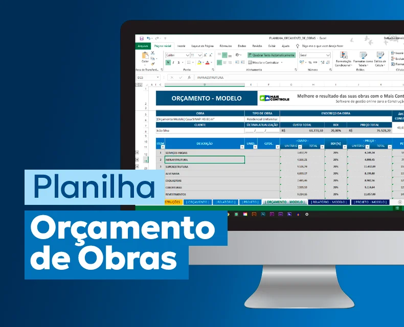 Planilha Orçamento de Obras